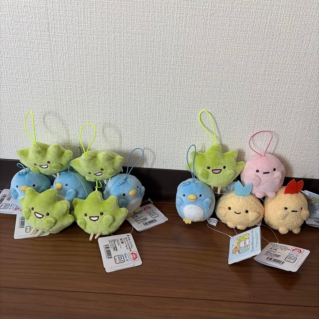 すみっコぐらし ばんざいゴムひも付き マスコット　パート2 全５種コンプリート未使用