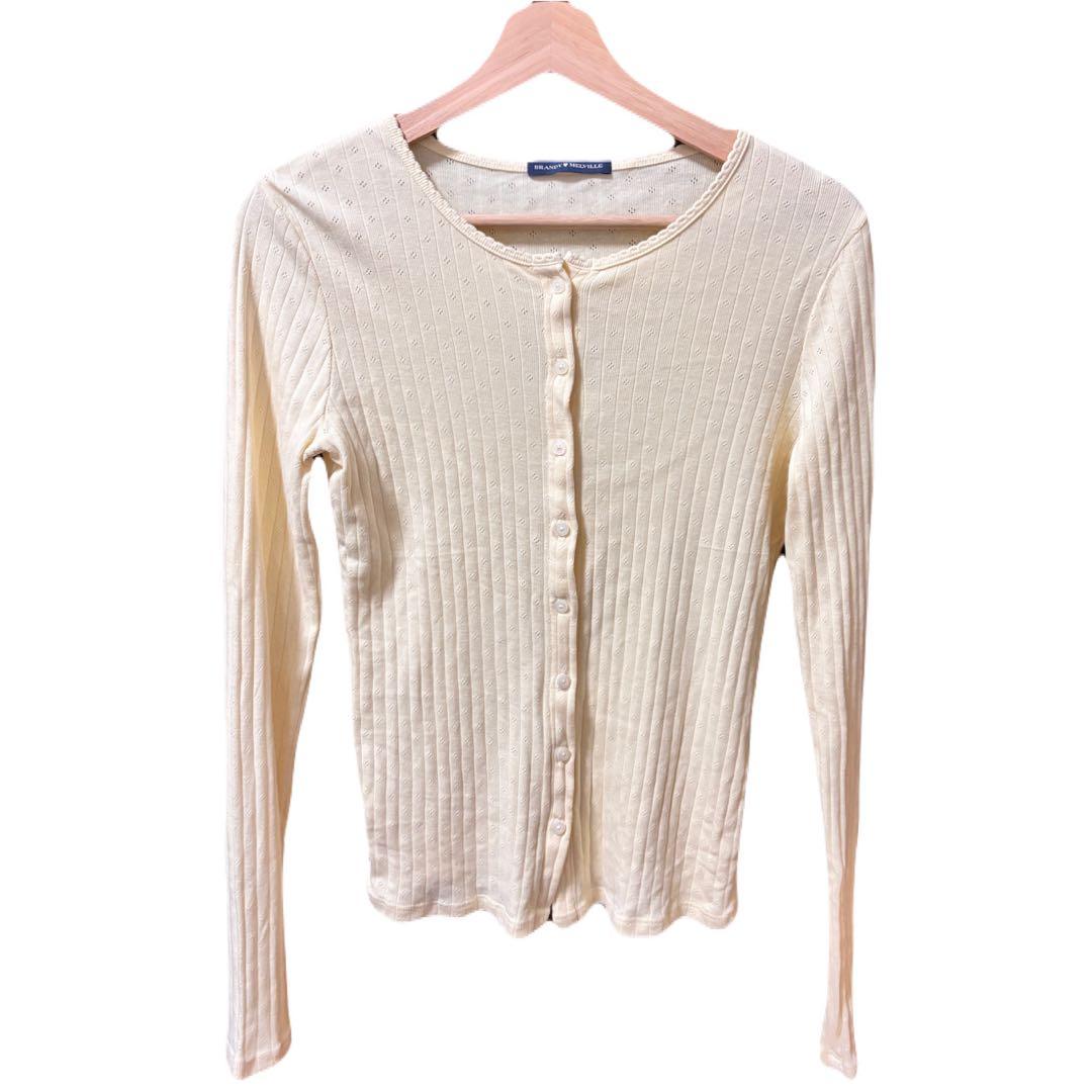 Brandy Melville カーディガン　レモンイエロー