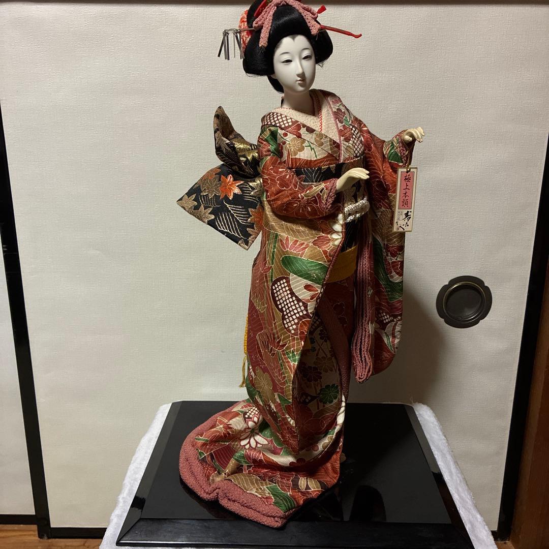 日本人形 舞妓 伝統工芸品有些许损伤或污渍