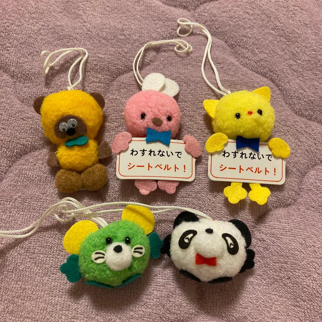 昭和レトロ　マスコット5個セット未使用