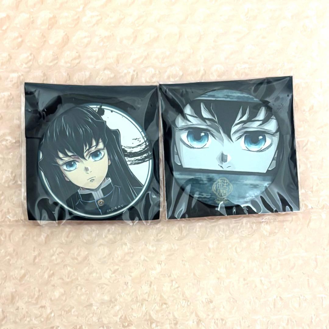鬼滅の刃 柱展 マット缶バッジ 時透無一郎未使用