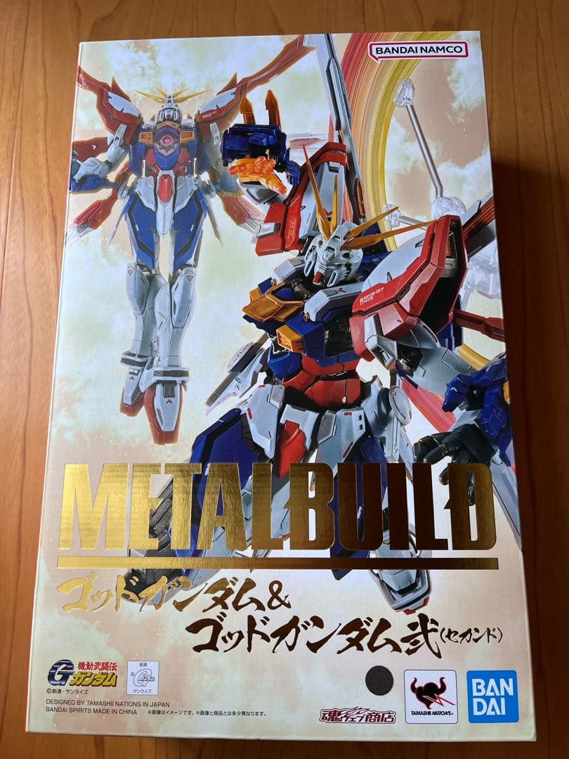 METAL BUILD ゴッドガンダム&ゴッドガンダム弐 2次出荷品機動戦士ガンダム;没有明显的损伤或污渍
