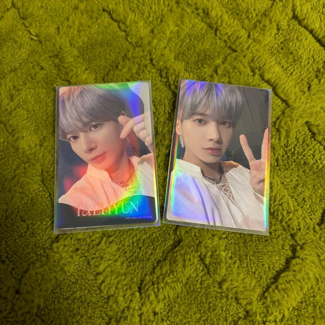 TXT テヒョン　SWEET weverse ホロ　タワレコ　ラキドロ　トレカ