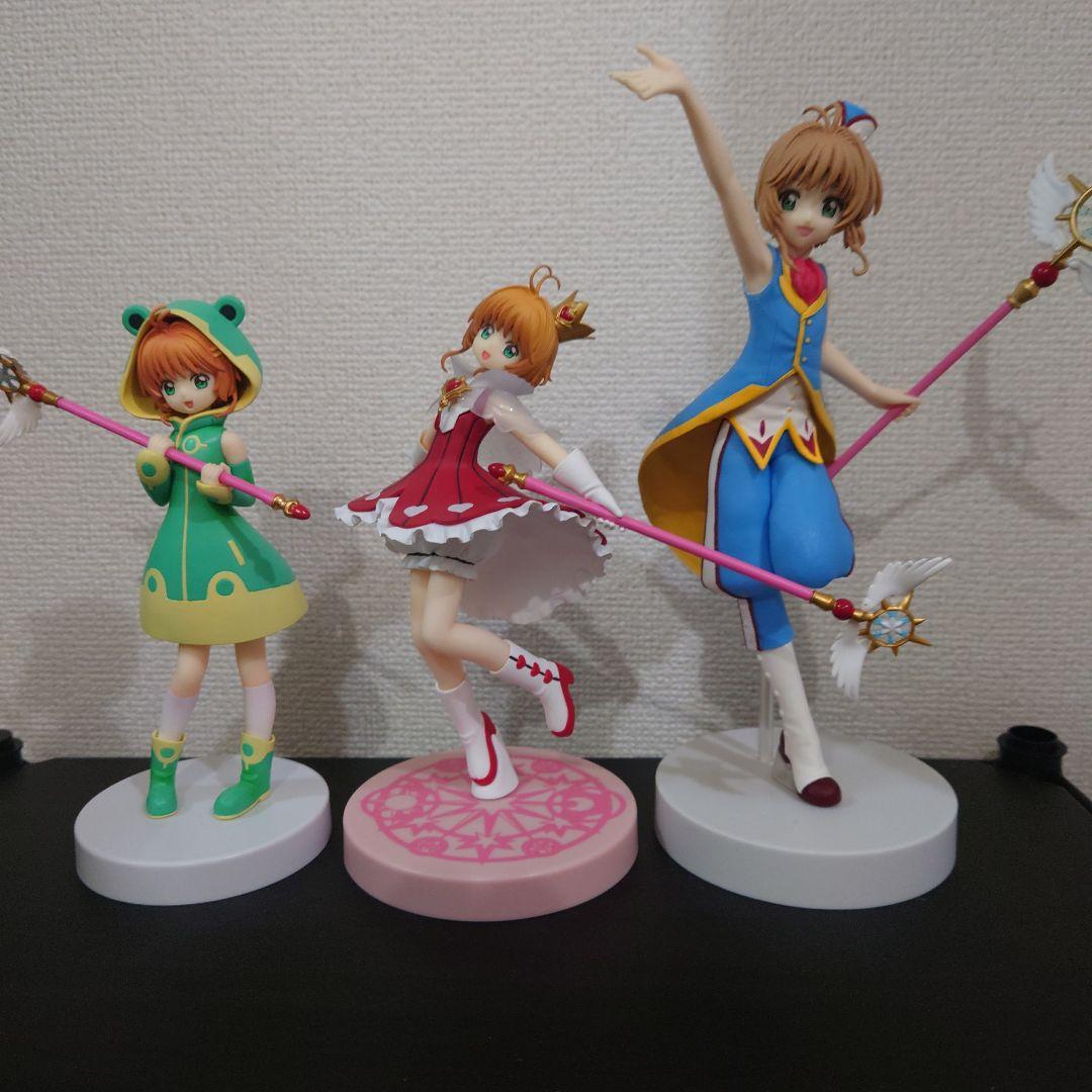 カードキャプターさくら フィギュア 3種セット没有明显的损伤或污渍