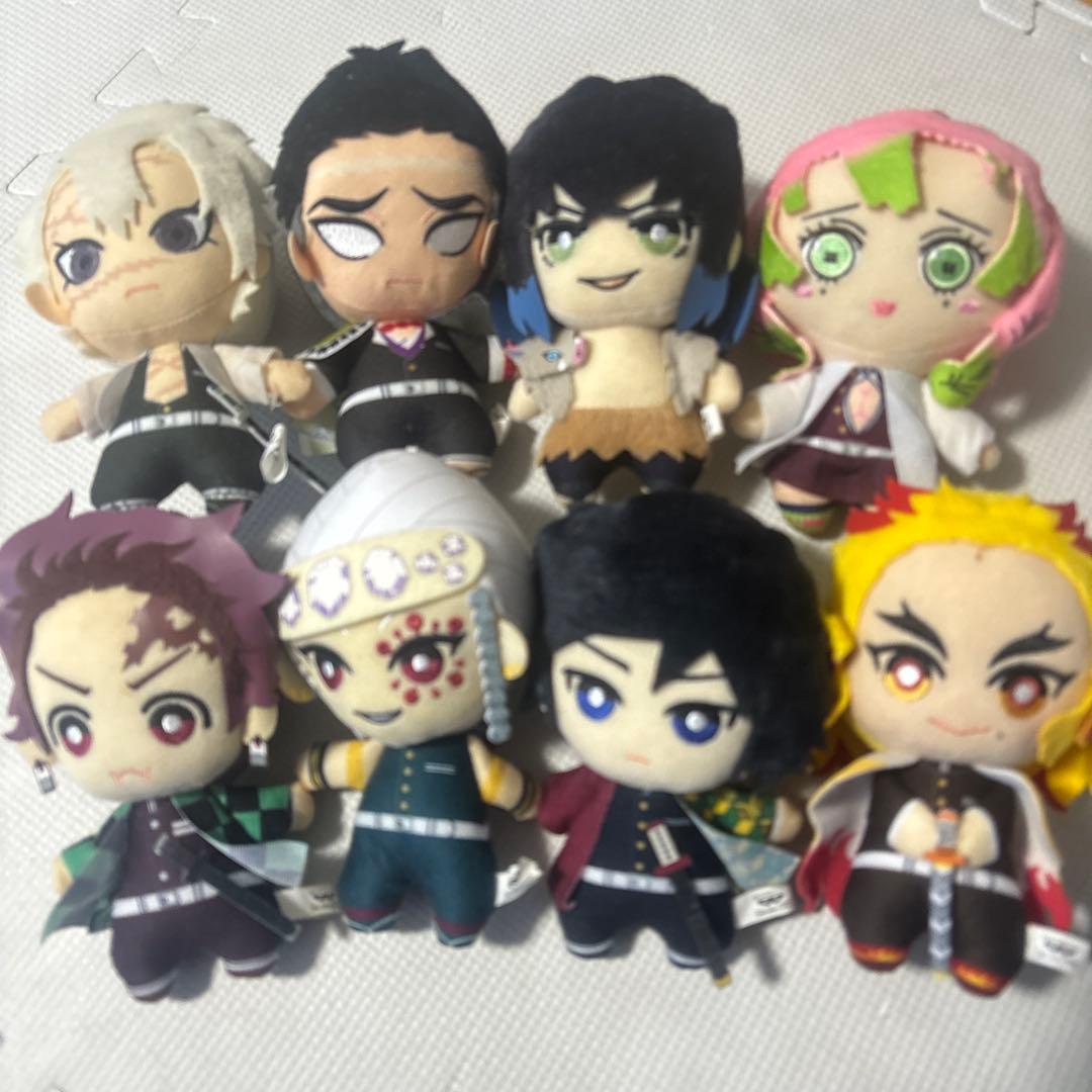 鬼滅の刃 ぬいぐるみ 8体セット接近未使用