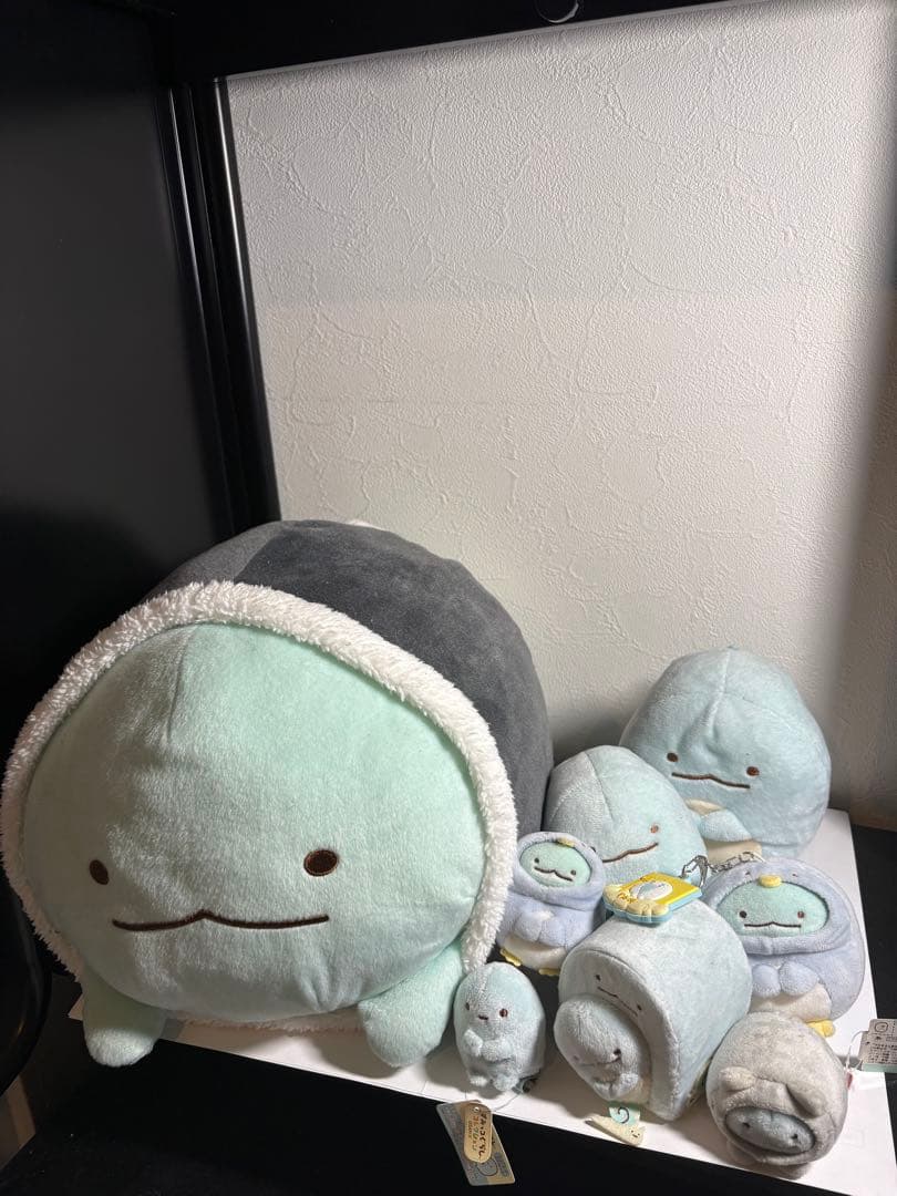 すみっこぐらし　とかげぬいぐるみ等セット 一体だけたぴおか混じってます