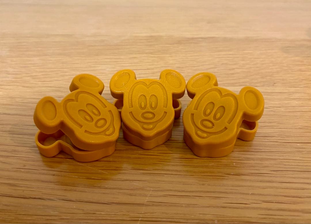 ミッキーマウス クリップ 3個セット