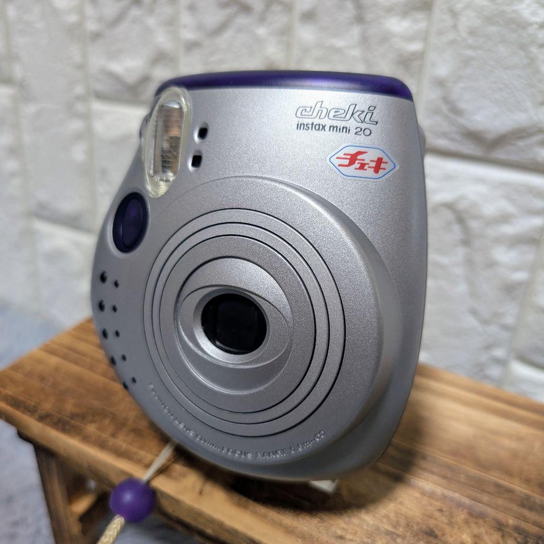 【美品】チェキ　cheki instax mini 20　動作確認済富士ゼロックス;没有明显的损伤或污渍