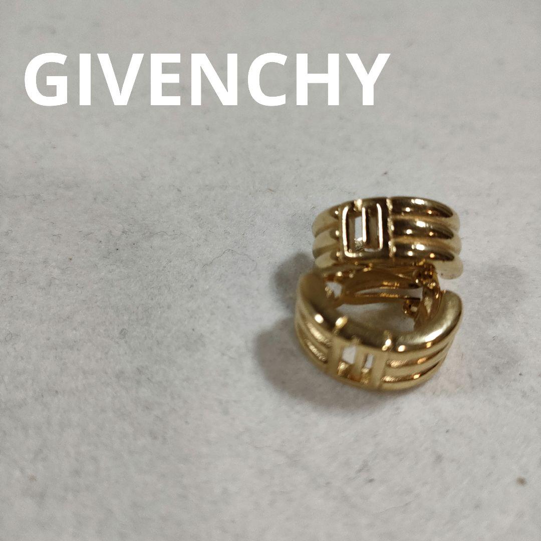 c36 超美品 GIVENCHY ジバンシー イヤリング ゴールドGivenchy;接近未使用