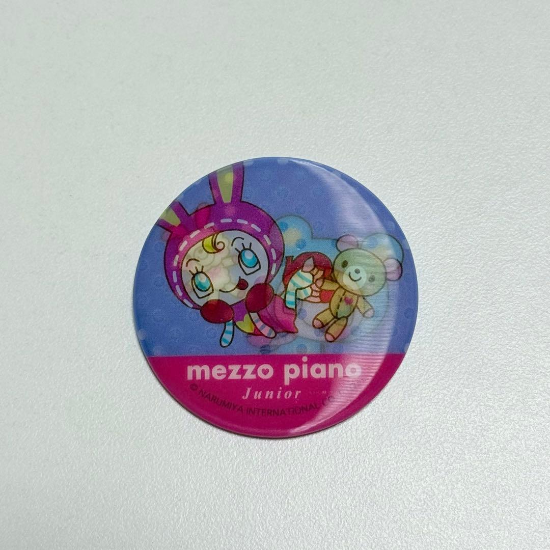 メゾピアノ　mezzopiano　缶バッジ　ベリエちゃん　ブルーベリエちゃん