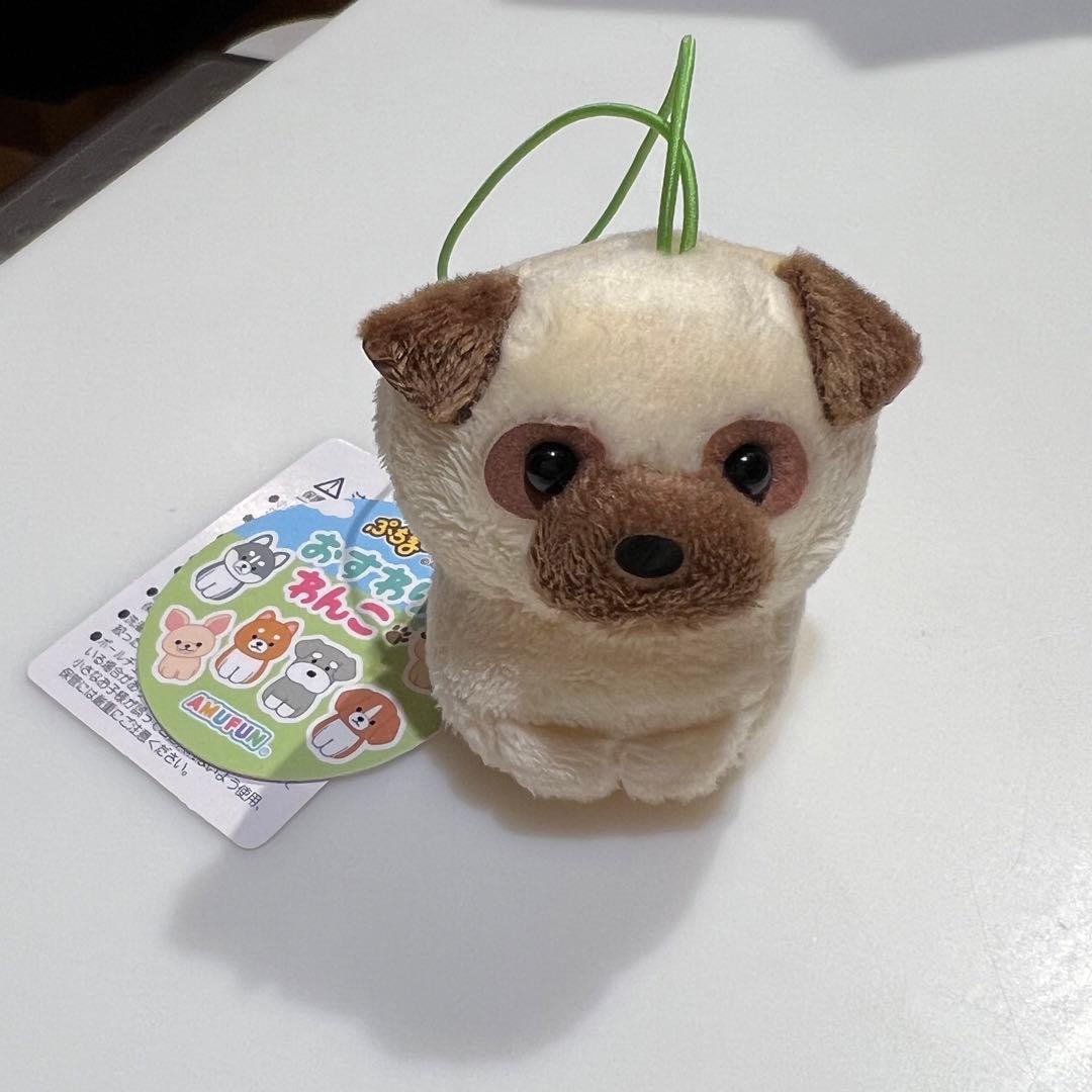 おすわりわんこ パグ クレーンゲーム ストラップ