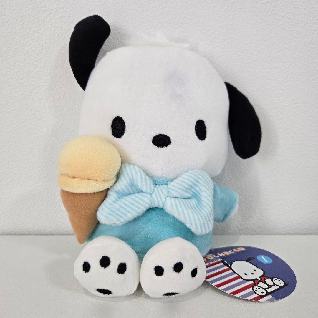 【タグ付き未使用】ポチャッコ　むにゅむにゅぬいぐるみ　POCHACCO　サンリオ