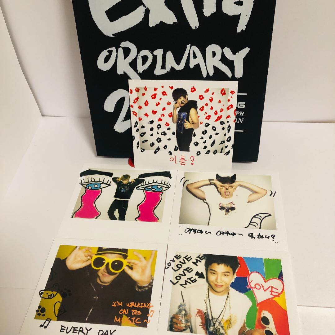 BIGBANG Extra Ordinary 20's 写真集付録ポラロイド5枚有些许损伤或污渍