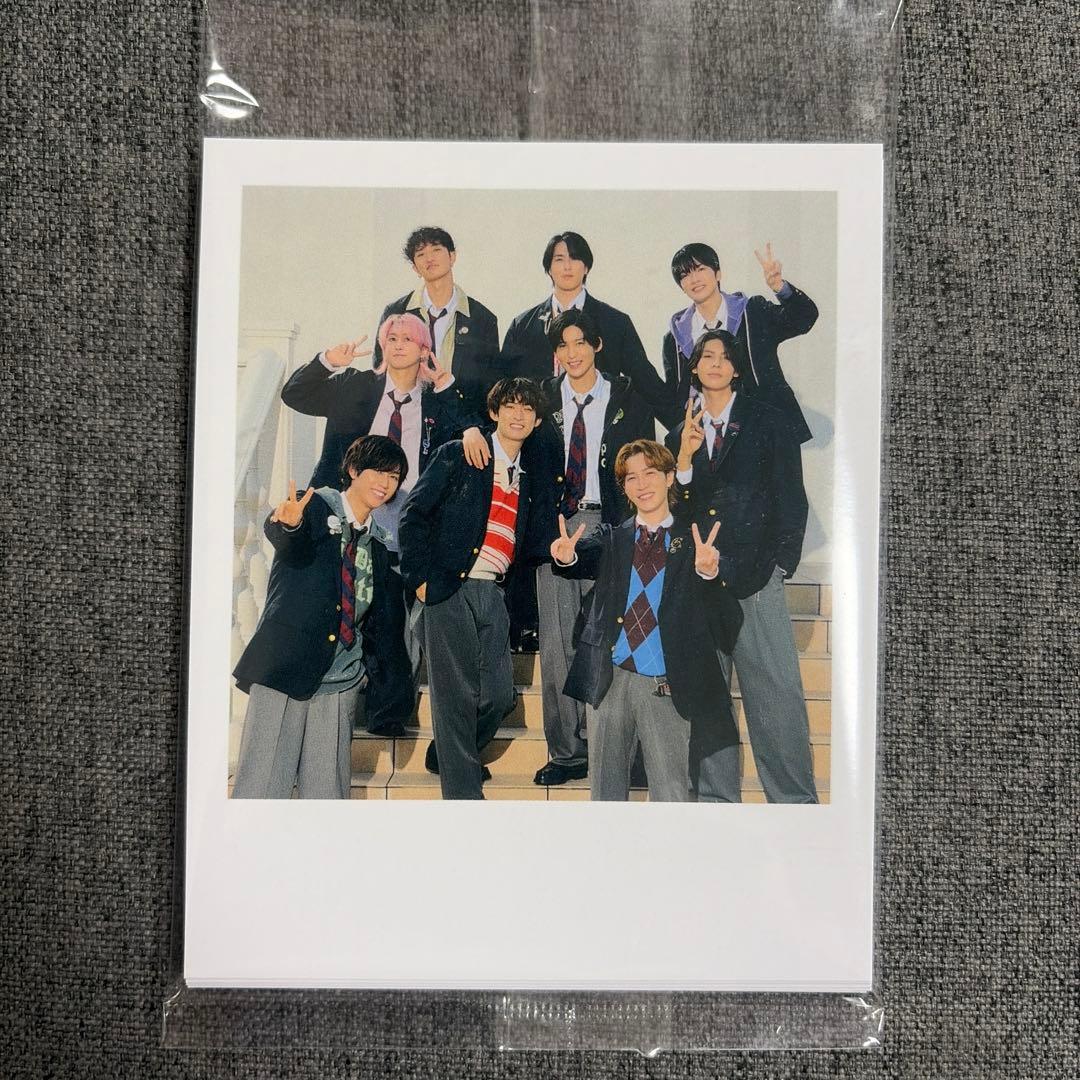 Snow Man カレンダー 2026 特典 インスタント写真風カード