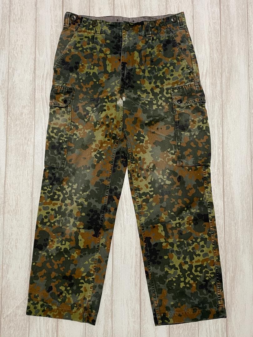 実物 ヴィンテージ ドイツ軍 フレクターカモ フィールドパンツ
