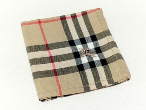 M-9　バーバリー　BURBERRY　ハンカチBURBERRY;没有明显的损伤或污渍