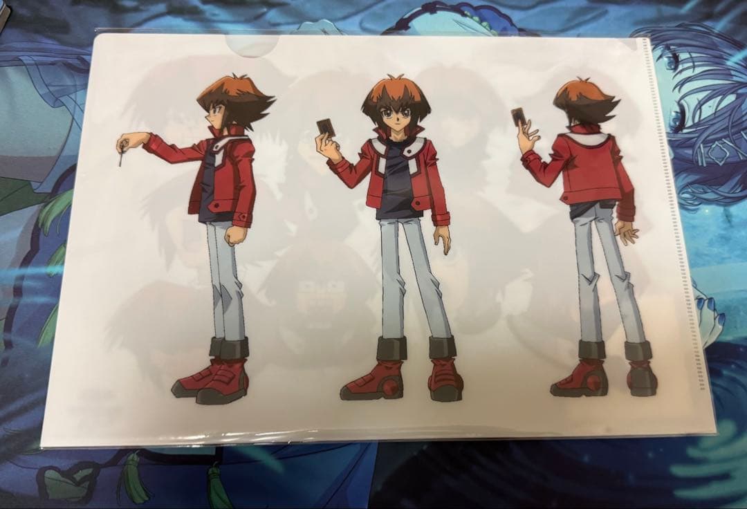 遊戯王デュエルモンスターズGX 遊城十代 設定資料　クリアファイル