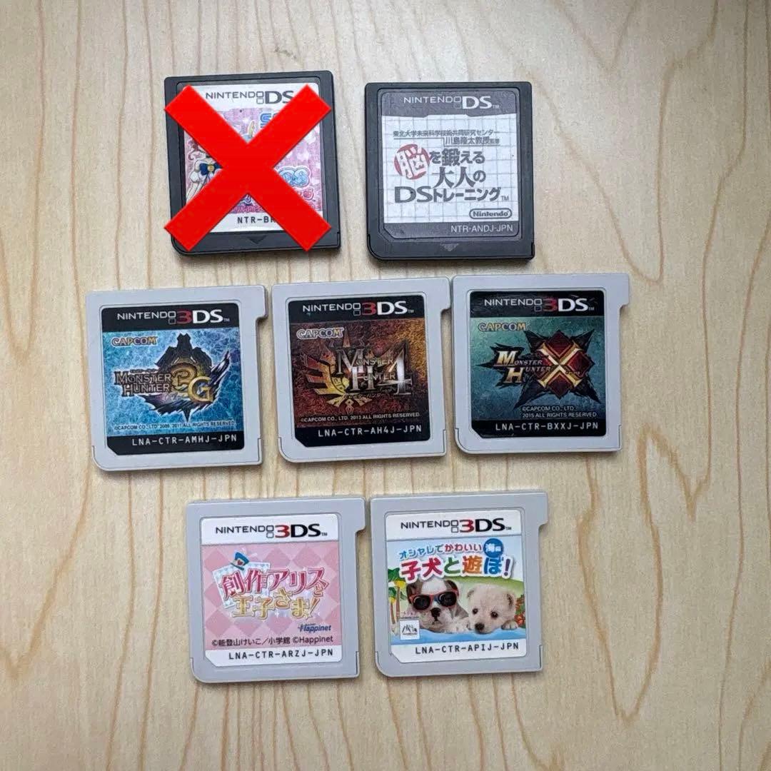 ニンテンドー3DS DSゲームソフトセット 7点まとめ売り没有明显的损伤或污渍