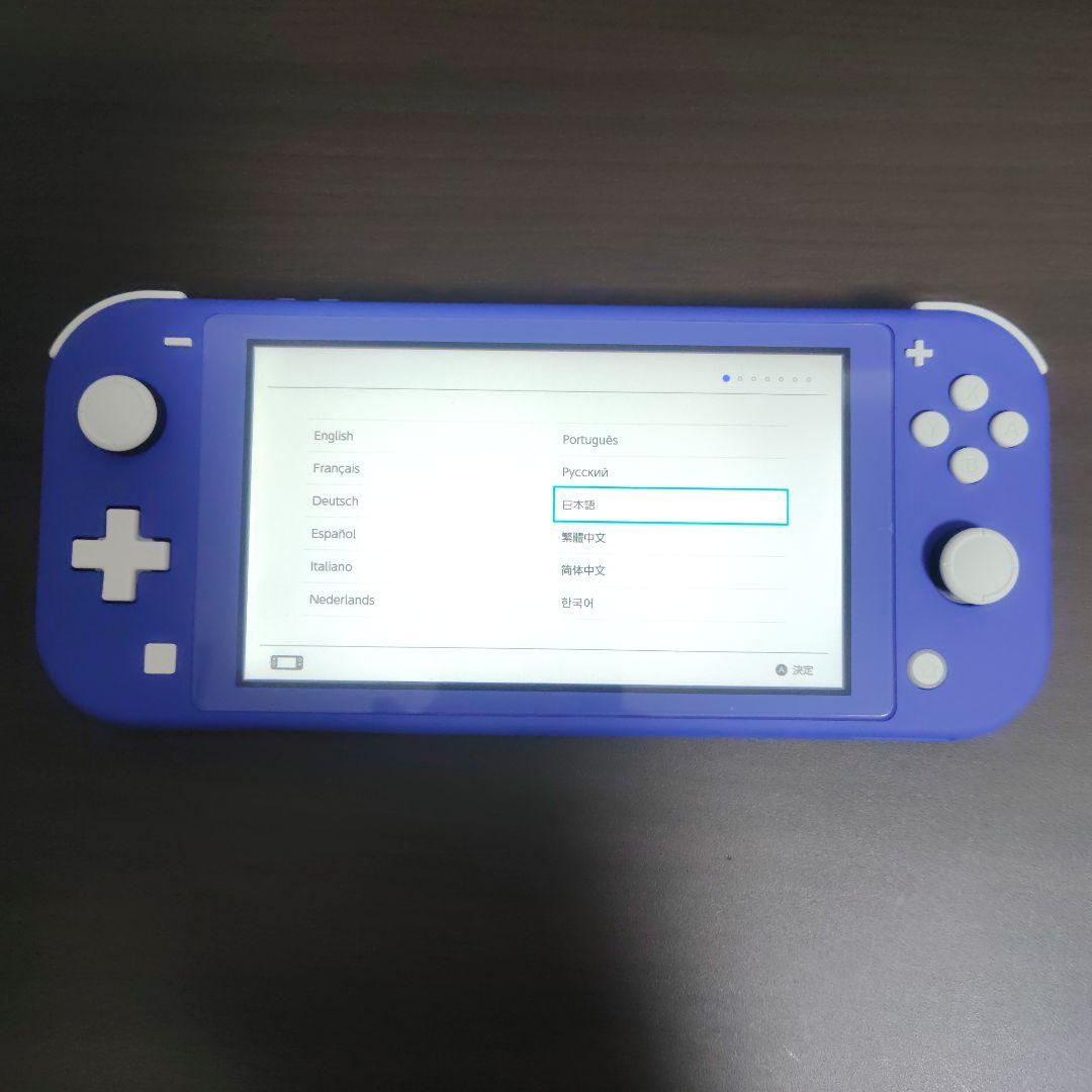 Nintendo Switch Lite ブルー 本体＆キャリングケースNintendo Switch;接近未使用