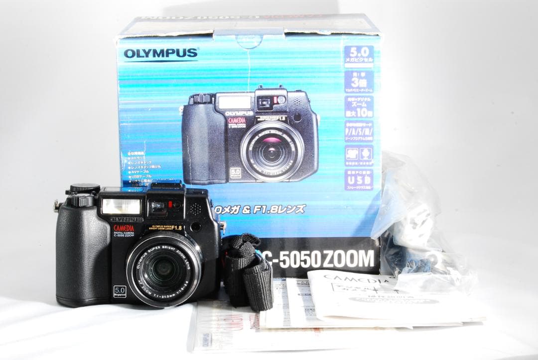 【動作確認済/元箱】OLYMPUS Camedia C-5050 一部難ありOLYMPUS;没有明显的损伤或污渍