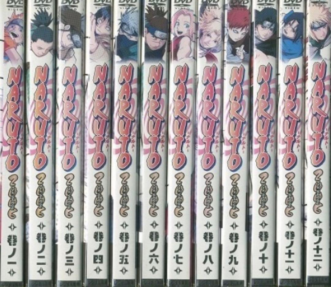 NARUTO -ナルト-4th STAGE2006 レンタル落ちDVD 全12巻有些许损伤或污渍