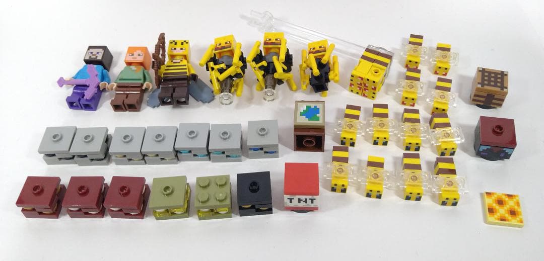 ◇レゴ　マインクラフト　ミニフィグ　ミツバチの養蜂場　養蜂家　ハチ　正規品パーツLEGO;没有明显的损伤或污渍