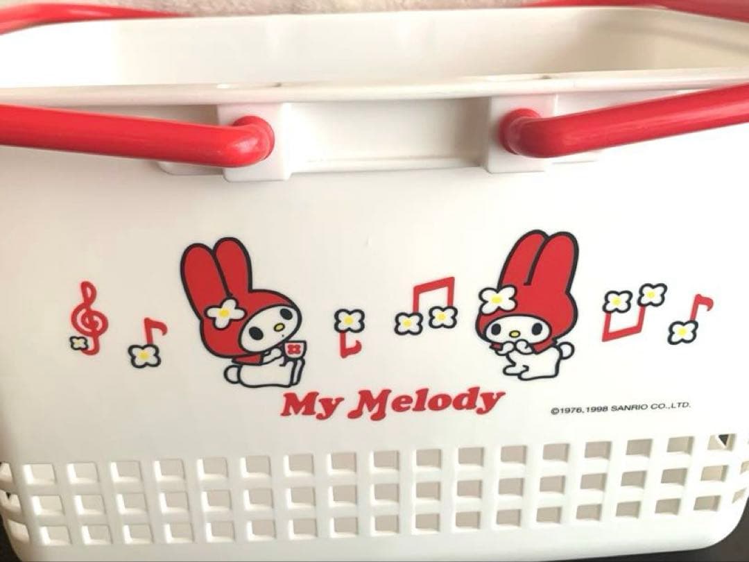 My Melody プラスチックバスケット未使用