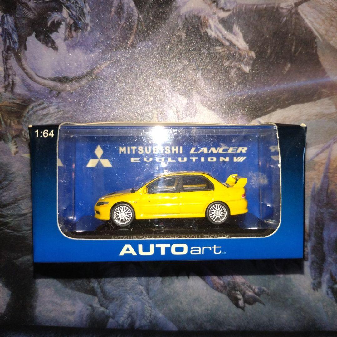 ミニカー　AUTOart ランサーエボリューションⅦ有损伤或污渍