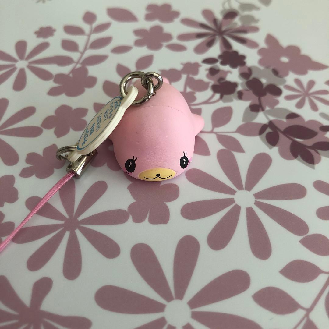 アザラシストラップ　鹿児島水族館　ピンク没有明显的损伤或污渍