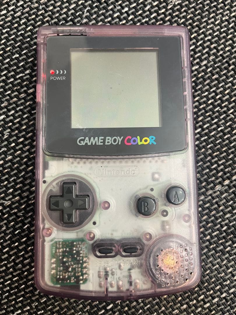ニンテンドー　ゲームボーイカラー　クリアパープル任天堂;有些许损伤或污渍