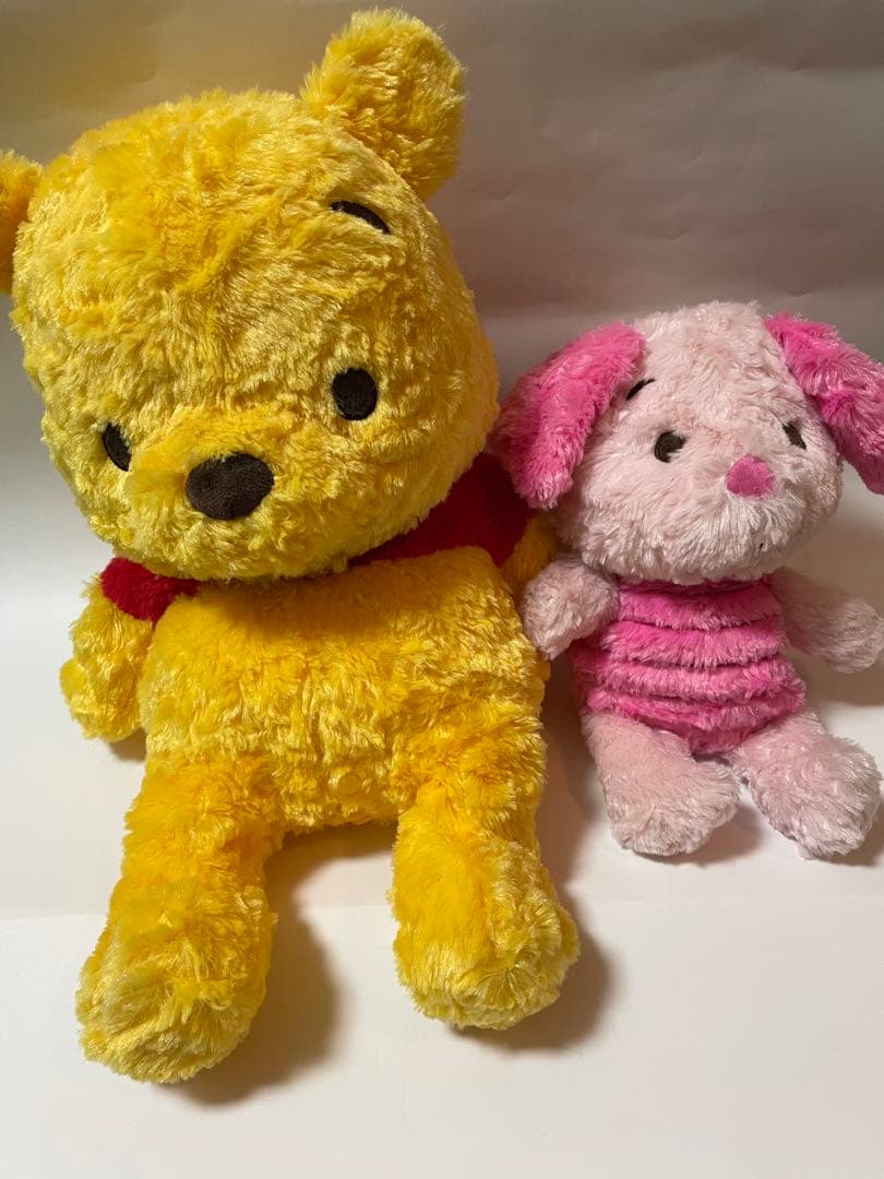プーさん　ピグレット　ぬいぐるみ　セット接近未使用