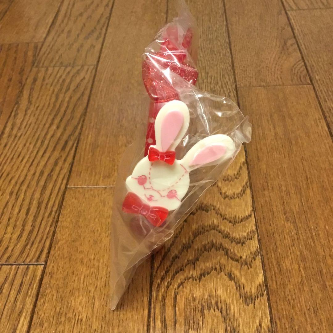 アンプリ　リリカル バニー ドット カチューシャ 新品 タグ付き　赤　激レアAngelic Pretty;未使用