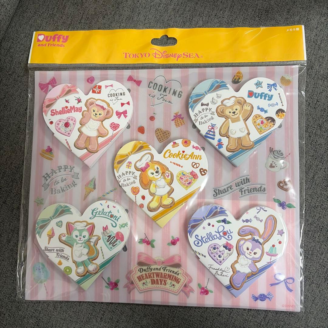 ダッフィ HEARTWARMING DAYS メモ5冊セット