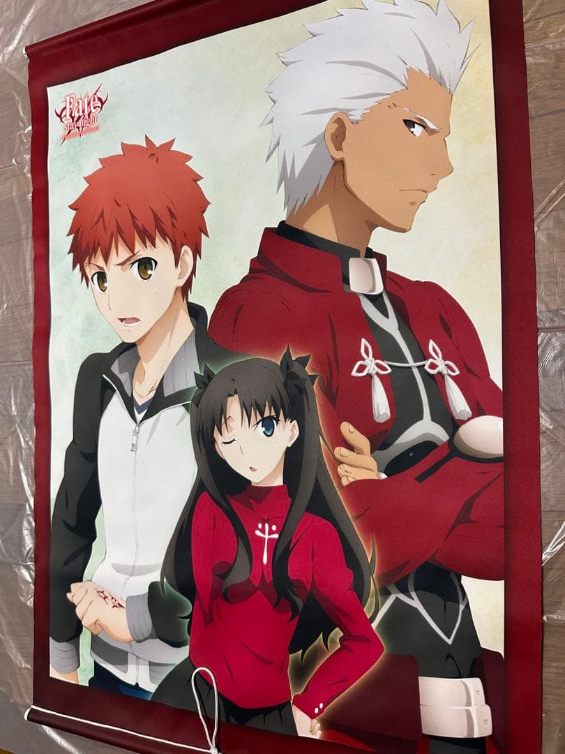 Fate UBW B2 タペストリー　遠坂凛　衛宮士郎　アーチャー