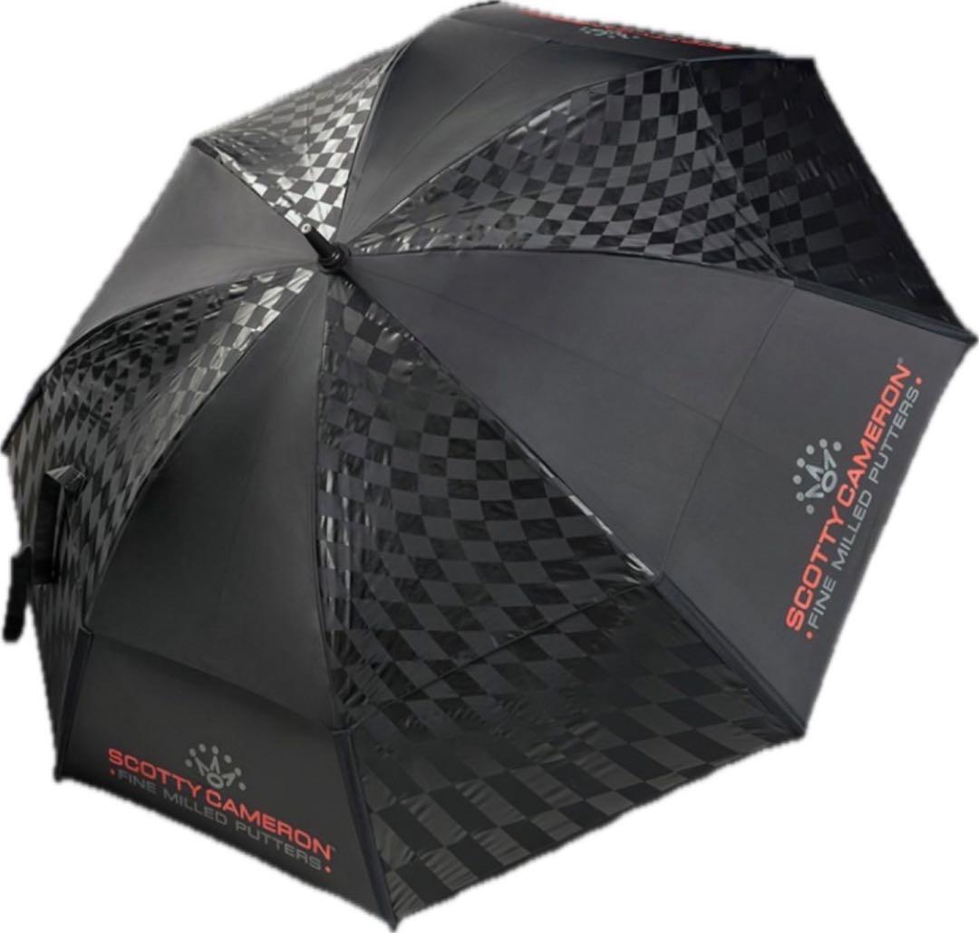 SCOTTY CAMERON ゴルフ用傘 チェッカーフラッグScotty Cameron;未使用
