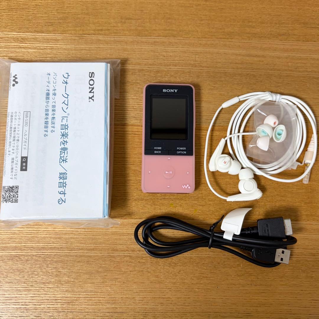 SONY ウォークマン デジタルオーディオプレーヤーNW-S313 ピンクSONY;没有明显的损伤或污渍