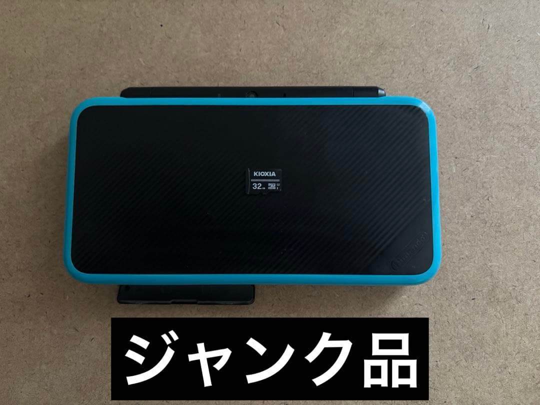 ジャンク品　new2DSLL ブルーブラック本体Nintendo 3DS;有损伤或污渍