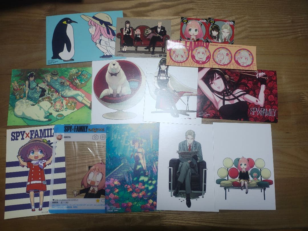 スパイファミリー　非売品グッズ　ポストカード　シール未使用