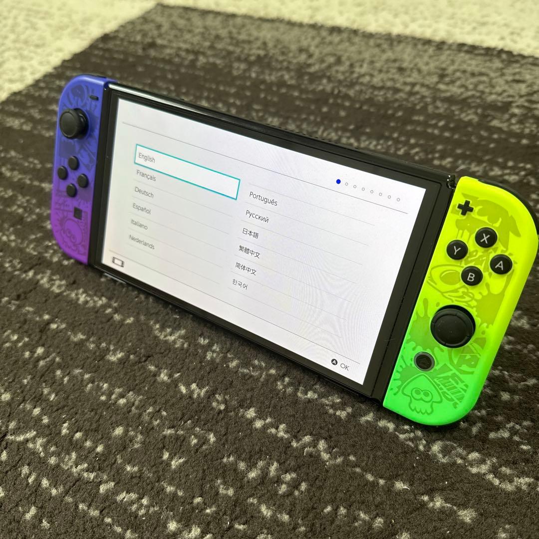 ニンテンドースイッチ　スプラトゥーン3　有機ELNintendo Switch;没有明显的损伤或污渍