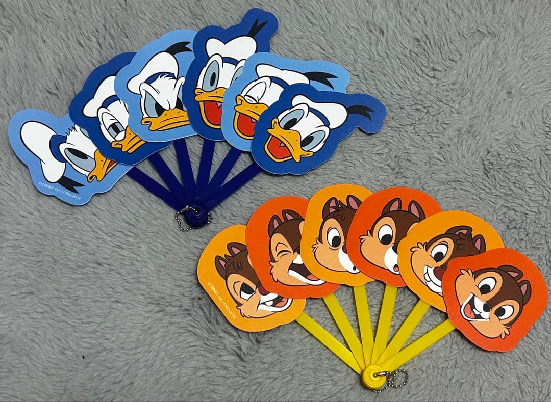 ディズニーストア 扇子 ドナルド チデ