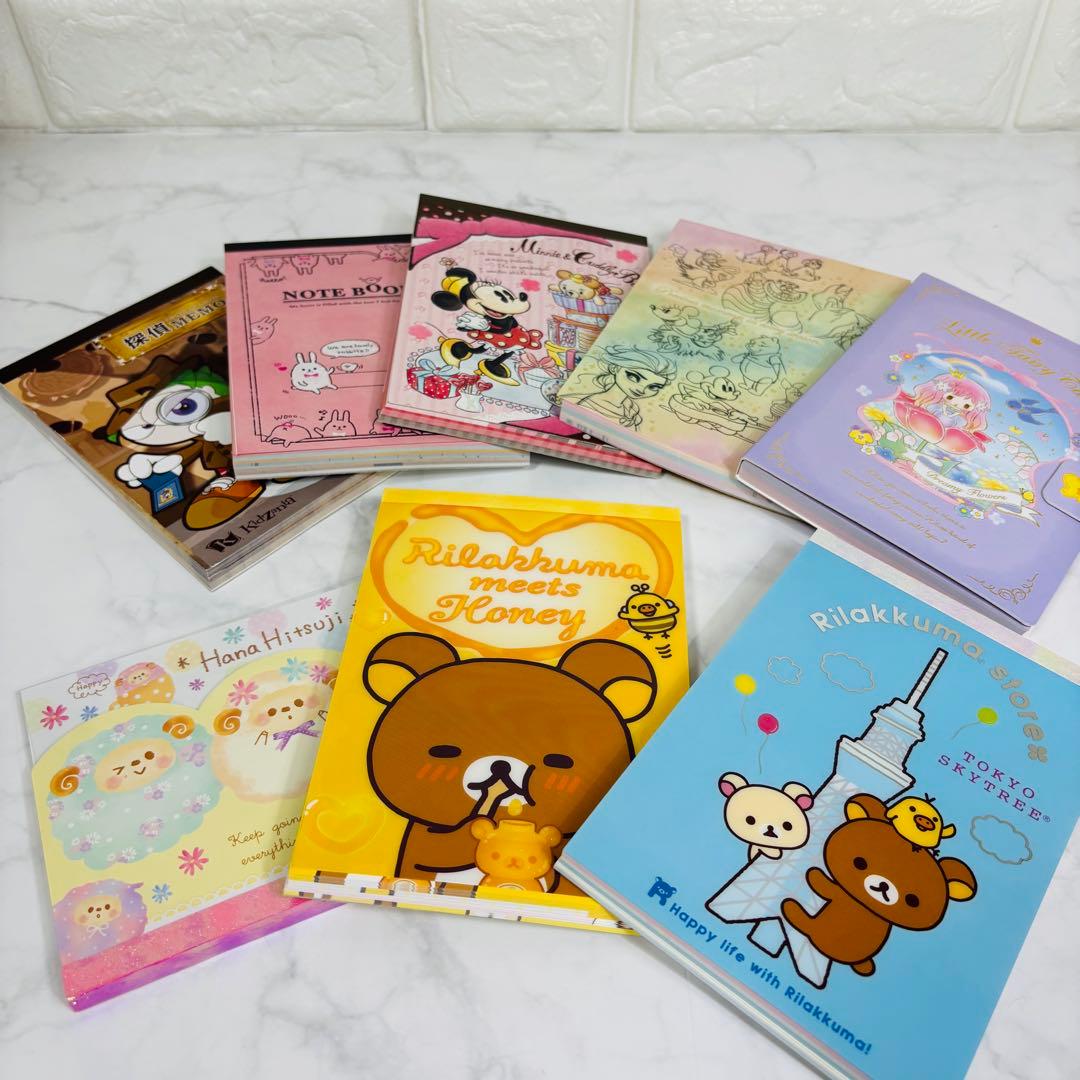 平成レトロキャラクターメモ帳 8冊セット まとめ売り没有明显的损伤或污渍