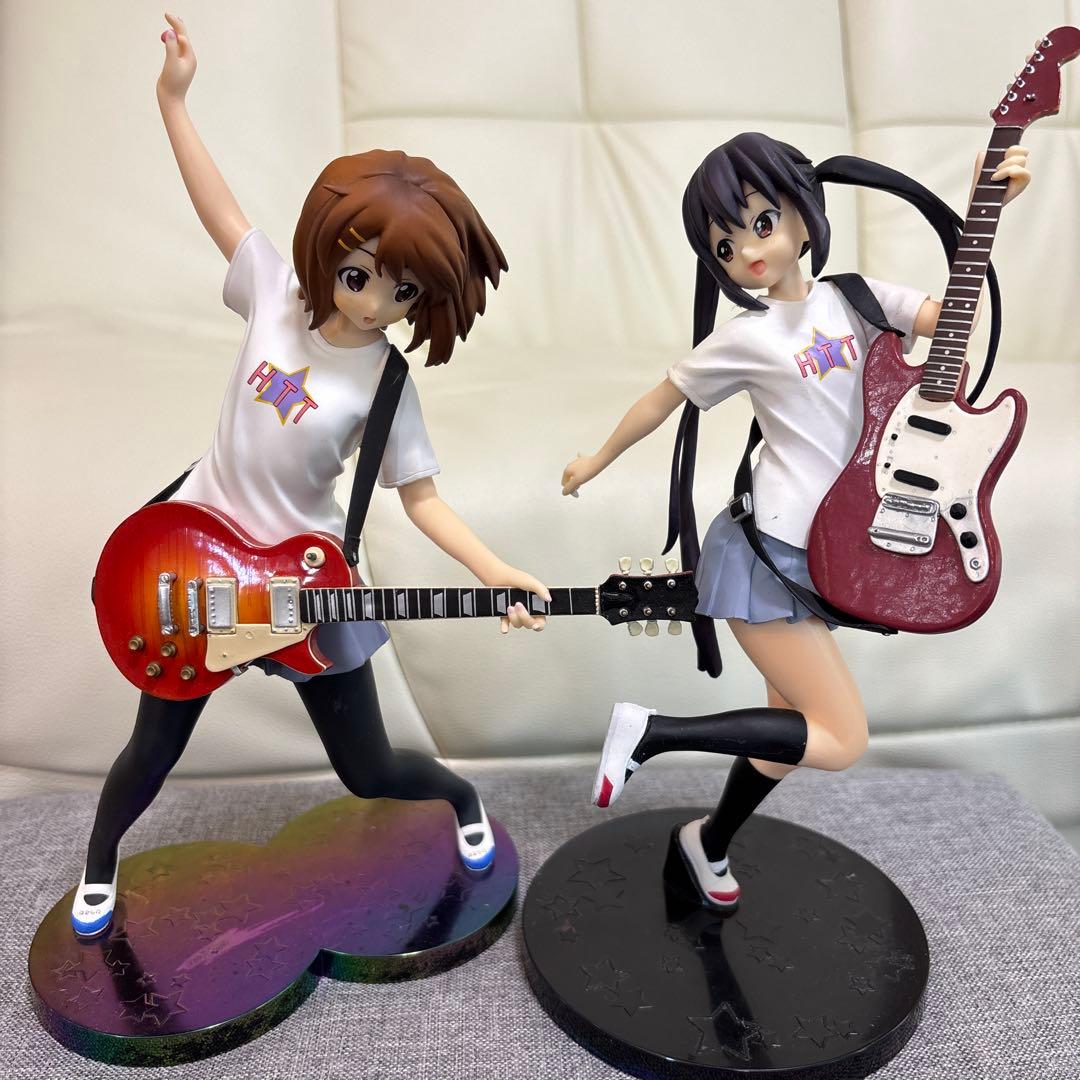 けいおん!!フィギュア 平沢唯 中野梓 2体セット有损伤或污渍