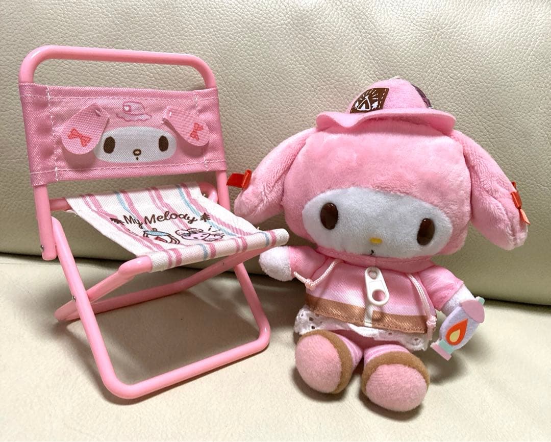 マイメロディー　マスコット　椅子付き