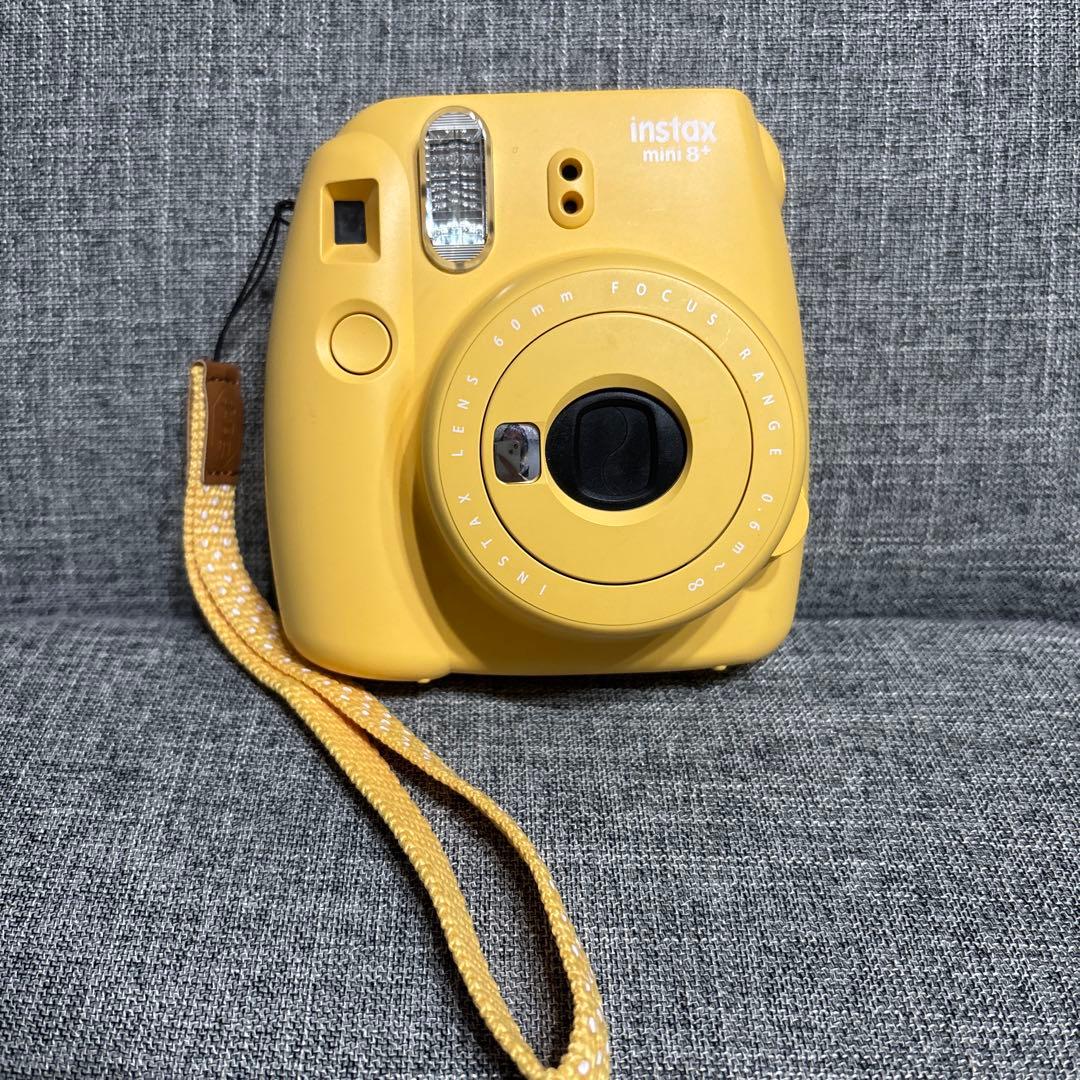 FUJIFILM チェキ instax mini8+ イエロー