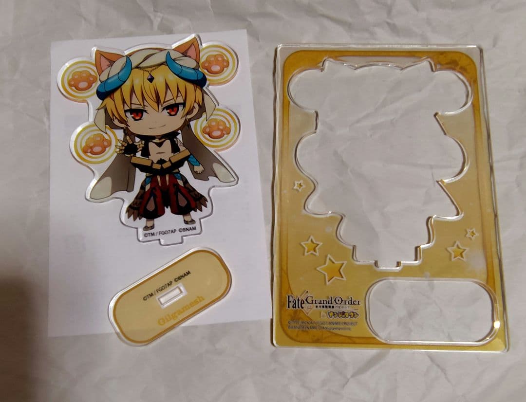 Fate FGO 絶対魔獣戦線バビロニア　ギルガメッシュ　アクスタ有损伤或污渍