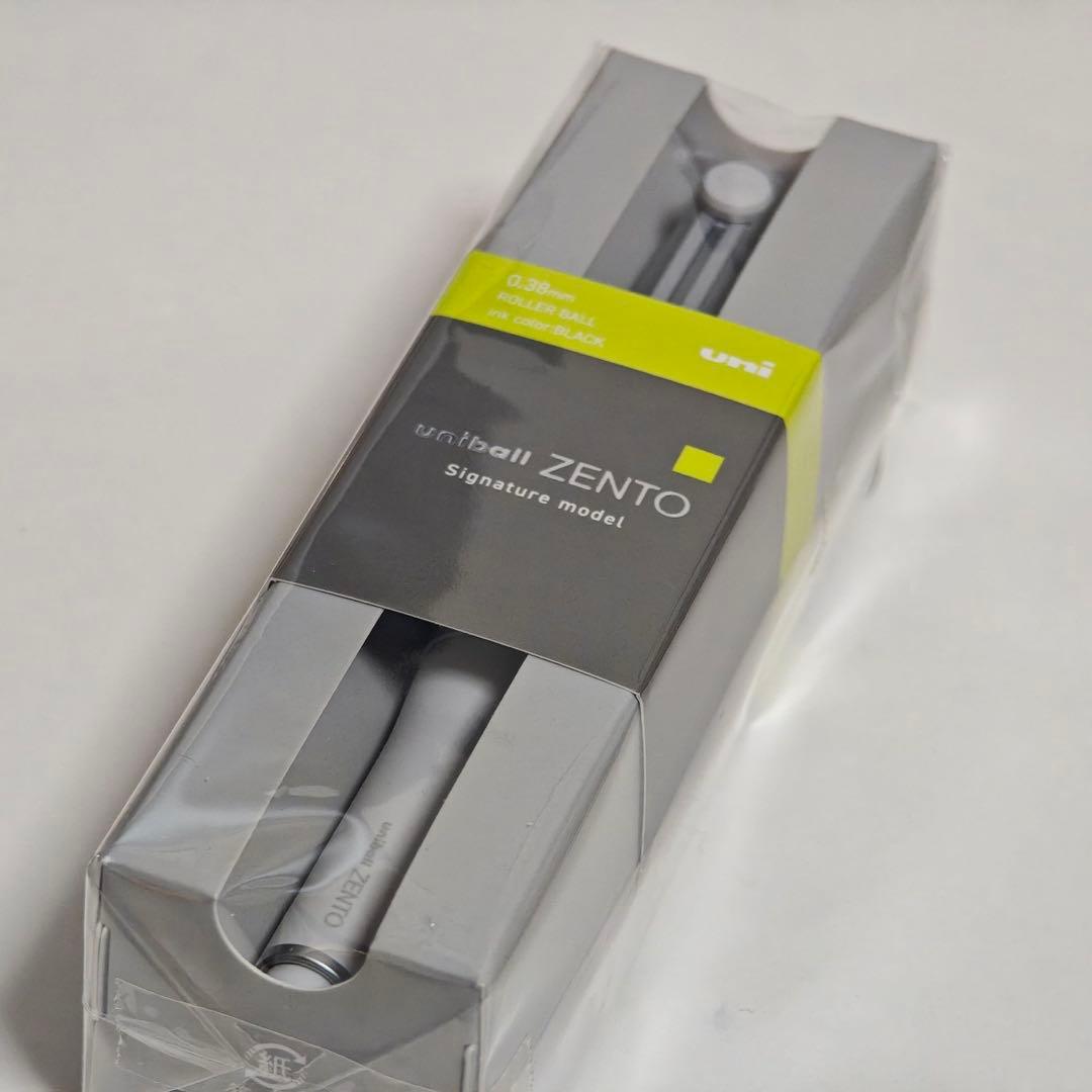 uni-ball ZENTO シグニチャーモデル　シルバー　0.38mm三菱鉛筆 ／ uni;未使用