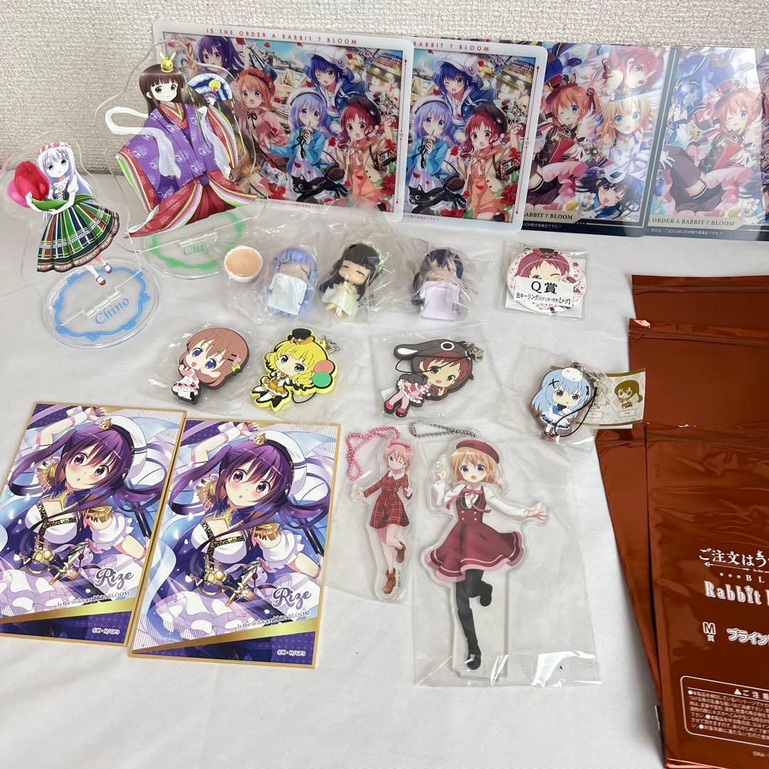 ご注文はうさぎですか？ フィギュア アクリルスタンド ラバーキーホルダー他まとめ