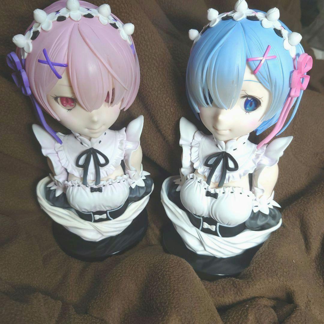 一番くじ★レム・ラム アートスケールフィギュア2体セット★リゼロ送料無料