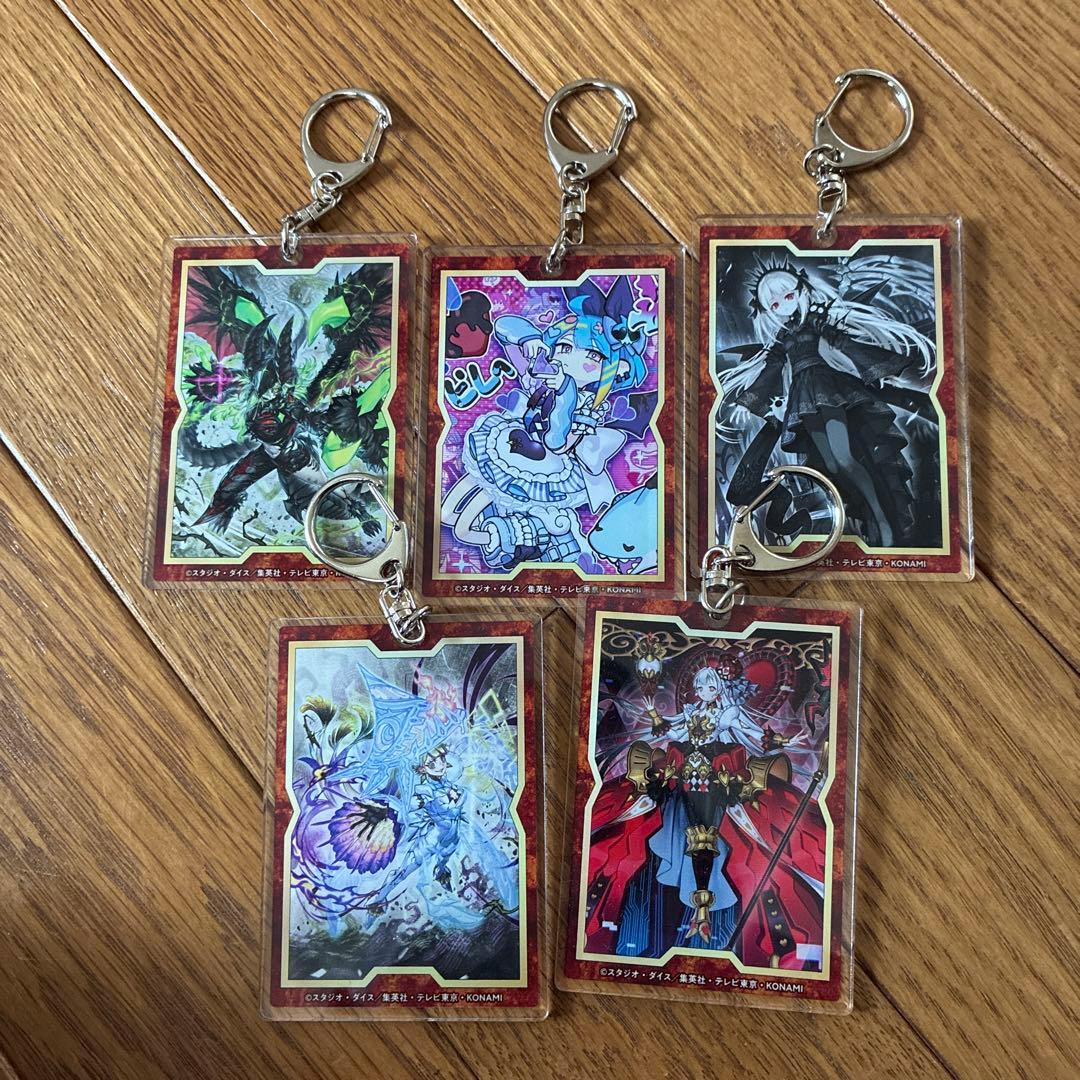 アクリルキーホルダー 5個セット　遊戯王ycsj没有明显的损伤或污渍