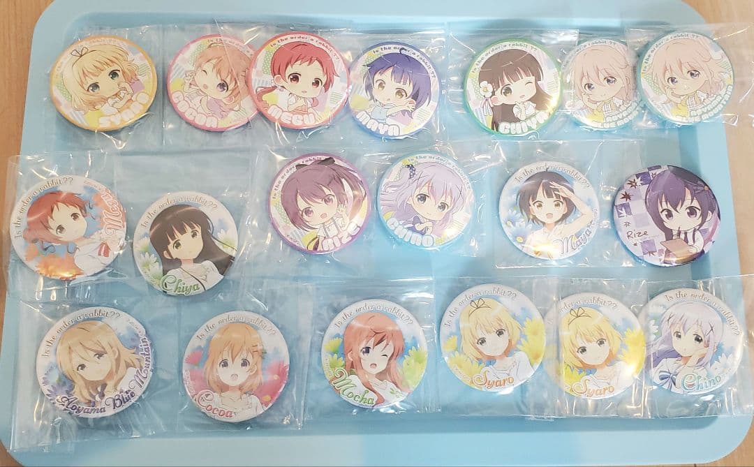 ご注文はうさぎですか？ バッジ セット没有明显的损伤或污渍